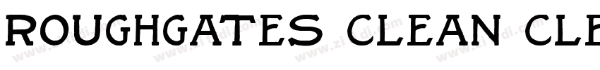 Roughgates Clean Cle字体转换